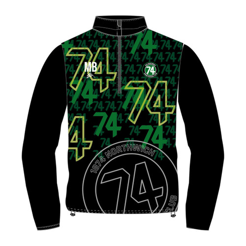 1874 Northwich JFC 1/4 Zip Sweat Track Top – Junior Thumbnail